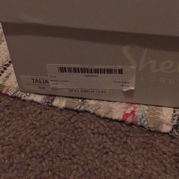 Shellys Talia tan open toe bootie - Picture 5 of 5